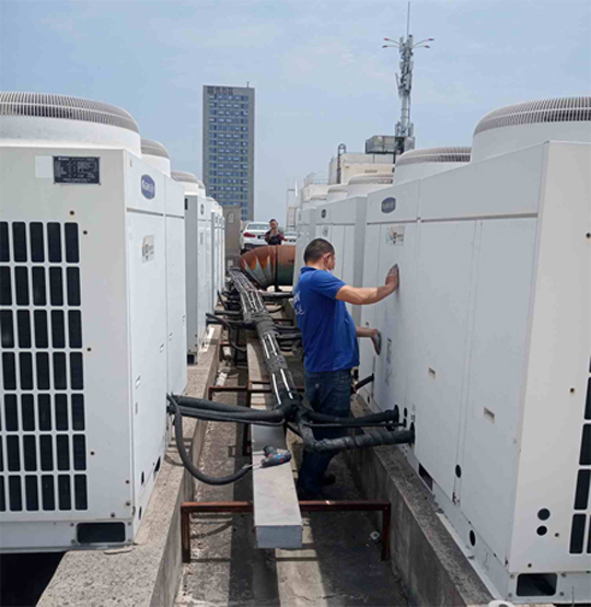 庆安中央空调制热和不制冷系统维修方法